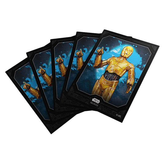 Gamegenic - Star Wars Unlimited - Premium Art Sleeves - C-3PO