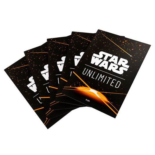 Gamegenic - Star Wars Unlimited - Art Sleeves - Card Back Orange (60 Sleeves)