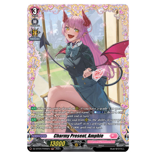 Charmy Present, Amphie DZ-BT04/FR45EN card from the Cardfight!! Vanguard set Destined Showdown