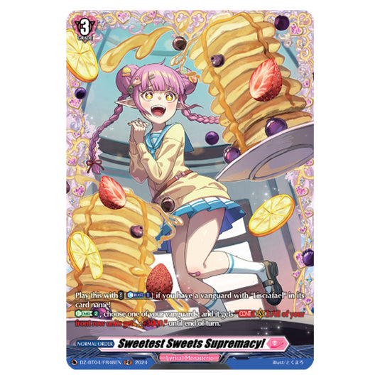 Sweetest Sweets Supremacy! DZ-BT04/FR48EN card from the Cardfight!! Vanguard set Destined Showdown