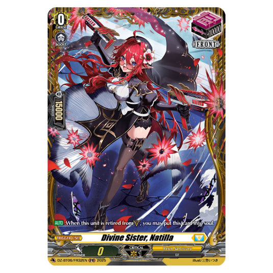 Divine Sister, Natilla DZ-BT06/FR32EN card from the Cardfight!! Vanguard set Generation Dragenesis