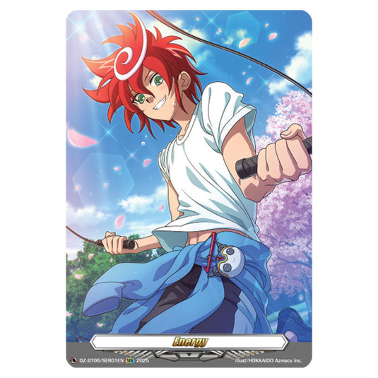 Energy DZ-BT06/SER01EN card from the Cardfight!! Vanguard set Generation Dragenesis