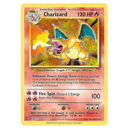 Pokemon - TCG Classic - Charizard - CLC 003/034 Pokemon - TCG Classic - Charizard - CLC 003/034