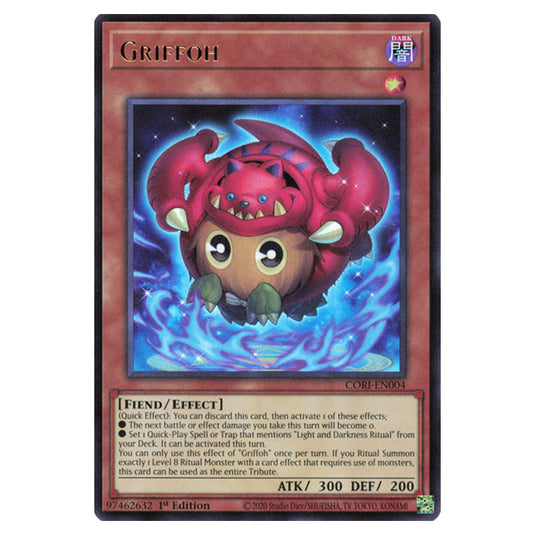 Griffoh CORI-EN004 card from the Yu-Gi-Oh! set Chaos Origins
