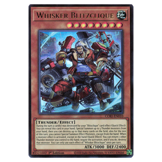 Whisker Blitzclique CORI-EN010a card from the Yu-Gi-Oh! set Chaos Origins