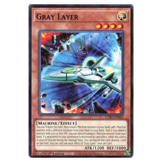 Gray Layer CORI-EN026 card from the Yu-Gi-Oh! set Chaos Origins