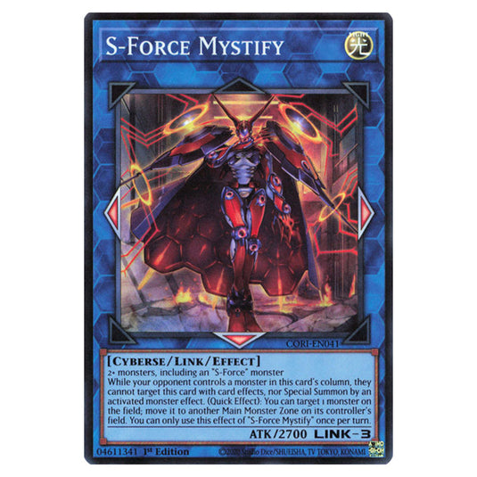 S-Force Mystify CORI-EN041 card from the Yu-Gi-Oh! set Chaos Origins