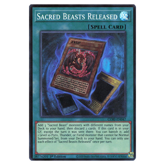 Sacred Beasts Released CORI-EN047 card from the Yu-Gi-Oh! set Chaos Origins