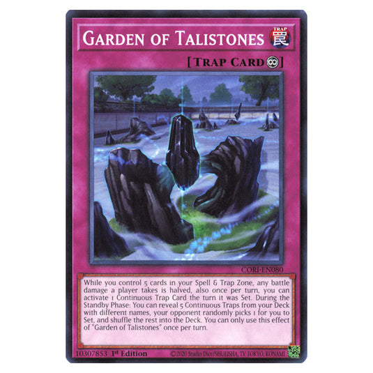 Garden of Talistones CORI-EN080 card from the Yu-Gi-Oh! set Chaos Origins