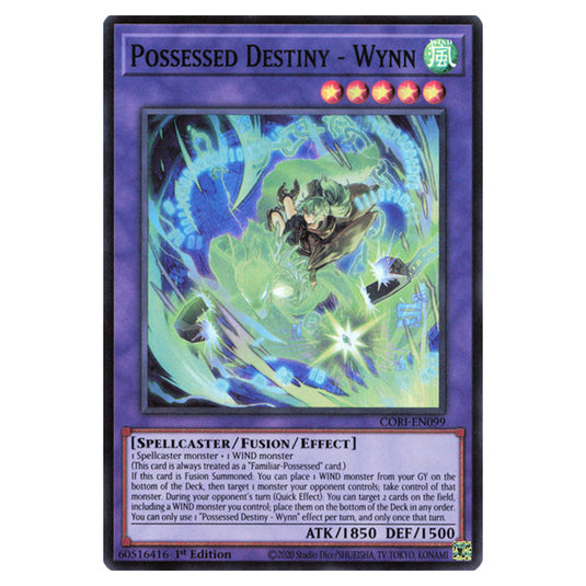 Possessed Destiny - Wynn CORI-EN099 card from the Yu-Gi-Oh! set Chaos Origins