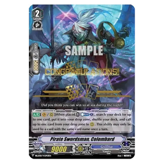 Cardfight!! Vanguard - Bushiroad Shop League 2021 Promo - Pirate Swordsman, Colombard - BSL2021/VGP03EN