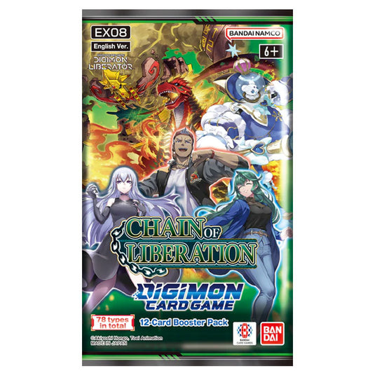 Digimon Card Game - EX08 - Chain of Liberation - Booster Pack