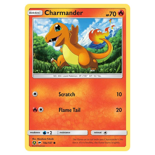 Pokemon - Sun & Moon - Burning Shadows - Charmander - 18a/147