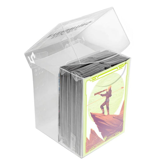 Ultra Pro - Magic The Gathering - Edge of Eternities - 100ct Sleeves and Clear Deck Box - Sami, Wildcat Captain