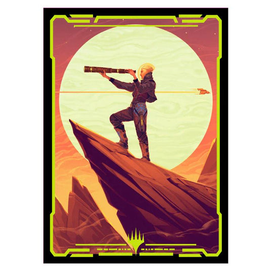 Ultra Pro - Magic The Gathering - Edge of Eternities - 100ct Sleeves and Clear Deck Box - Sami, Wildcat Captain