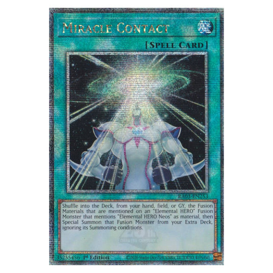 Yu-Gi-Oh! - Quarter Century Bonanza - Miracle Contact (Quarter Century Secret Rare) RA03-EN253
