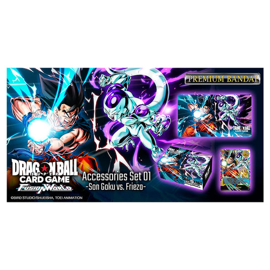 Dragon Ball Super Card Game - Accessories Set 01 - Son Goku vs. Frieza