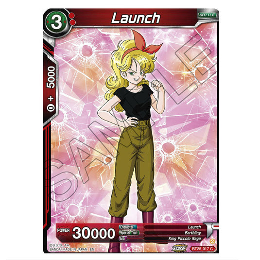 Launch Red card from the Dragon Ball Super Card Game set Legend of the Dragon Balls