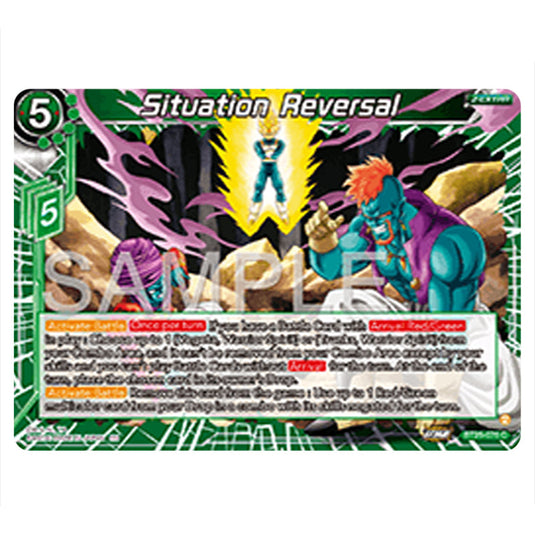 Situation Reversal Green card from the Dragon Ball Super Card Game set Legend of the Dragon Balls