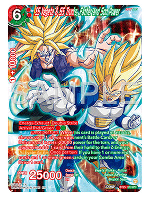 Dragon Ball Super - Legend of the Dragon Balls - SS Vegeta & SS Trunks, Father and Son Power - BT25-128a