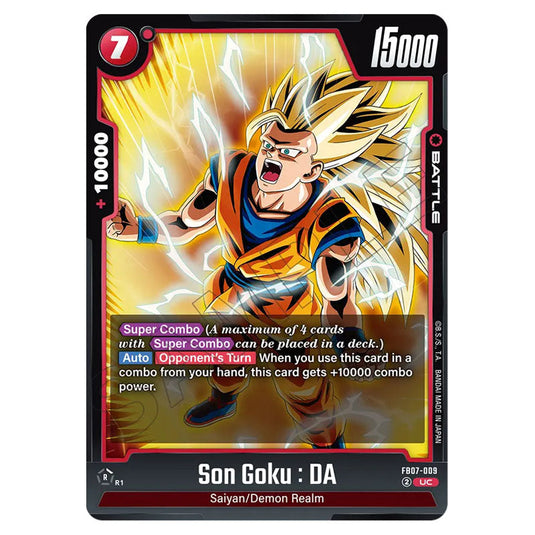 Son Goku : DA FB07-009 card from the Dragon Ball Super Card Game Fusion World set FB07 - Wish for Shenron