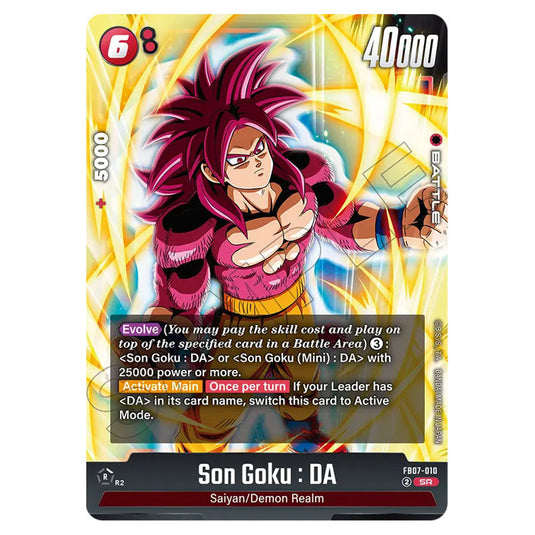 Son Goku : DA FB07-010 card from the Dragon Ball Super Card Game Fusion World set FB07 - Wish for Shenron