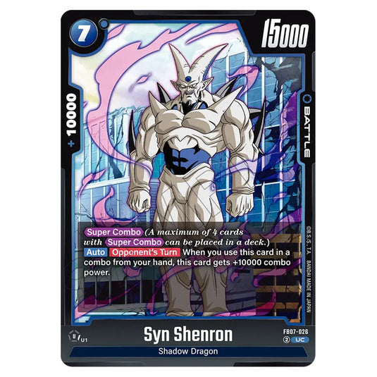 Syn Shenron FB07-026 card from the Dragon Ball Super Card Game Fusion World set FB07 - Wish for Shenron