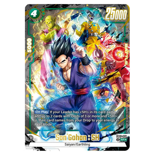 Son Gohan : SH FB07-058a card from the Dragon Ball Super Card Game Fusion World set FB07 - Wish for Shenron