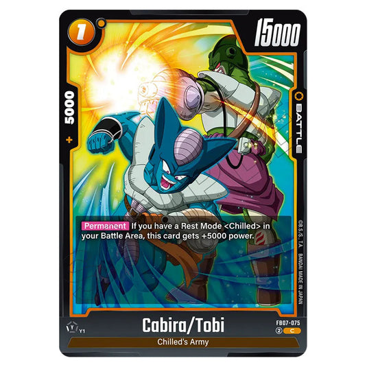 Cabira/Tobi FB07-075 card from the Dragon Ball Super Card Game Fusion World set FB07 - Wish for Shenron