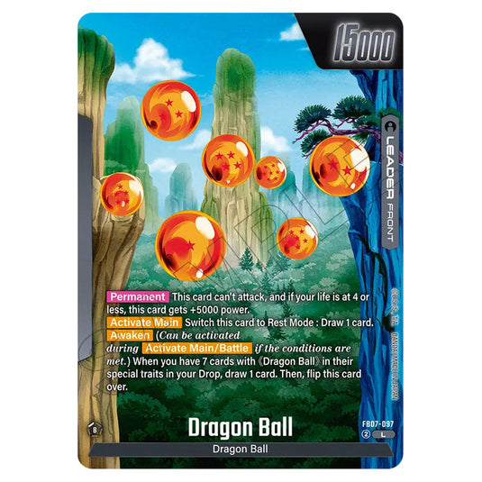 Dragon Ball FB07-097 card from the Dragon Ball Super Card Game Fusion World set FB07 - Wish for Shenron