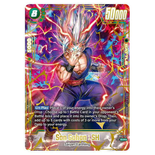 Son Gohan : SH FB07-121a card from the Dragon Ball Super Card Game Fusion World set FB07 - Wish for Shenron