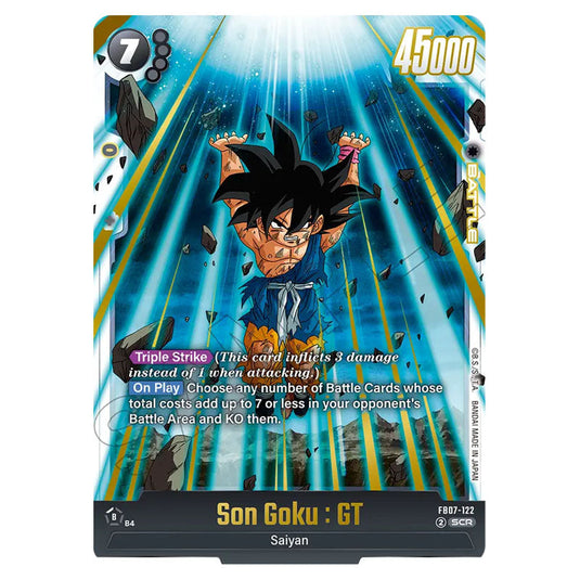 Son Goku : GT FB07-122 card from the Dragon Ball Super Card Game Fusion World set FB07 - Wish for Shenron