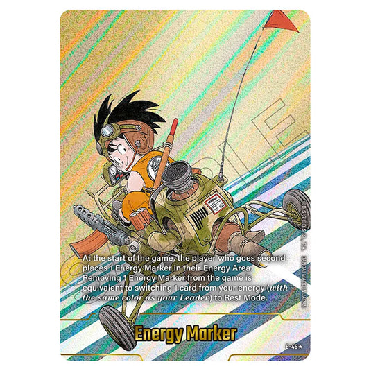 Energy Marker E-45 card from the Dragon Ball Super Card Game Fusion World set FB07 - Wish for Shenron