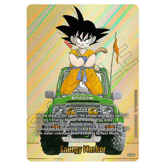 Energy Marker E-48 card from the Dragon Ball Super Card Game Fusion World set FB07 - Wish for Shenron