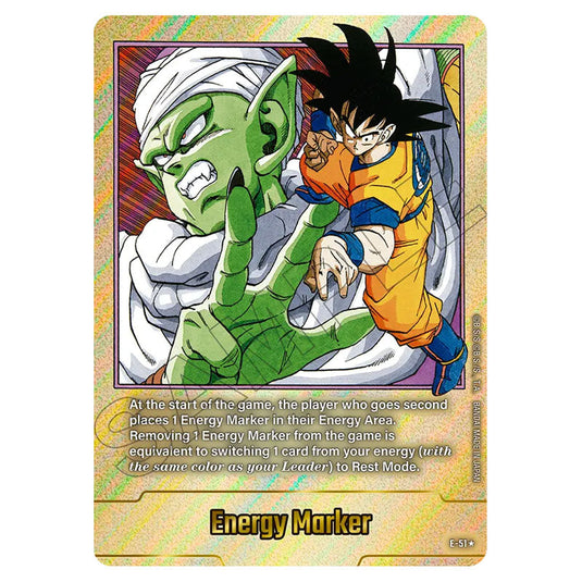 Energy Marker E-51 card from the Dragon Ball Super Card Game Fusion World set FB07 - Wish for Shenron