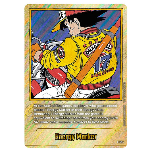 Energy Marker E-52 card from the Dragon Ball Super Card Game Fusion World set FB07 - Wish for Shenron
