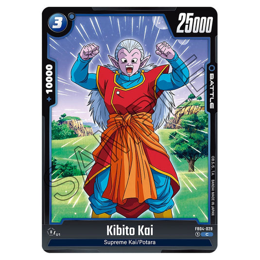 Kibito Kai FB04-029 card from the Dragon Ball Super Card Game Fusion World set FB04 - Ultra Limit