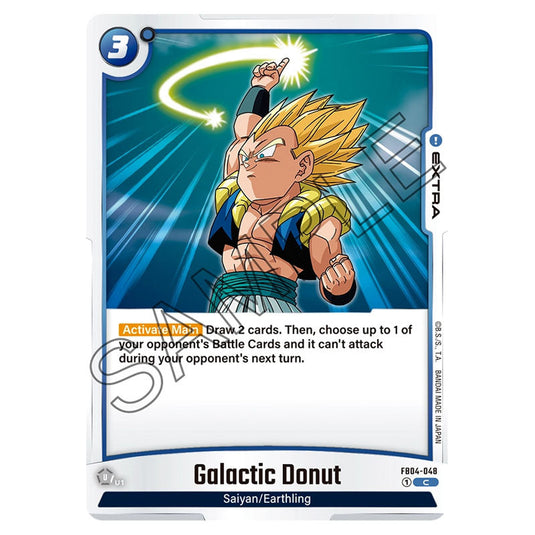 Galactic Donut FB04-048 card from the Dragon Ball Super Card Game Fusion World set FB04 - Ultra Limit