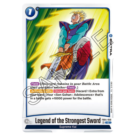 Legend of the Strongest Sword FB04-050 card from the Dragon Ball Super Card Game Fusion World set FB04 - Ultra Limit