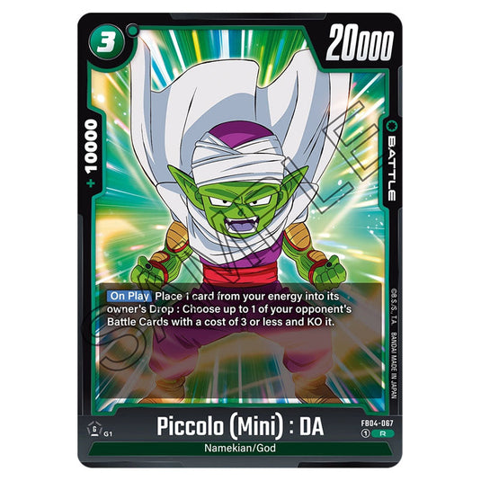 Piccolo (Mini) : DA FB04-067 card from the Dragon Ball Super Card Game Fusion World set FB04 - Ultra Limit