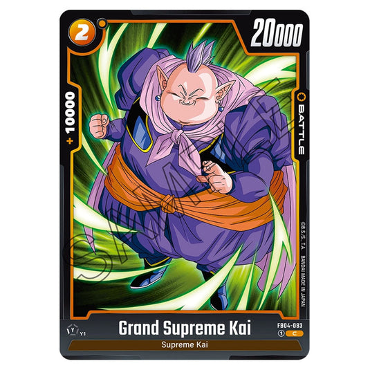 Grand Supreme Kai FB04-083 card from the Dragon Ball Super Card Game Fusion World set FB04 - Ultra Limit