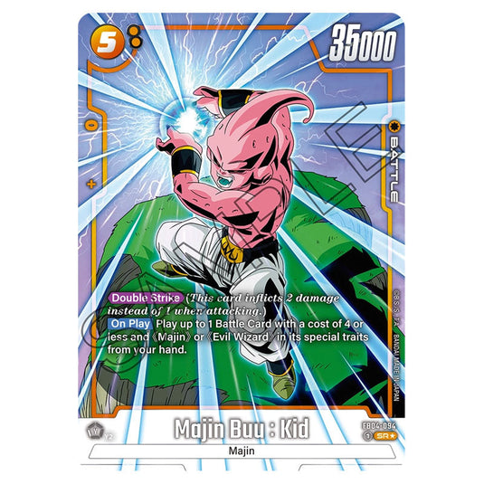 Majin Buu : Kid FB04-094a card from the Dragon Ball Super Card Game Fusion World set FB04 - Ultra Limit