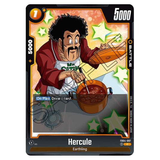 Hercule FB04-097 card from the Dragon Ball Super Card Game Fusion World set FB04 - Ultra Limit