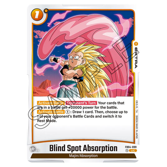 Blind Spot Absorption FB04-099 card from the Dragon Ball Super Card Game Fusion World set FB04 - Ultra Limit