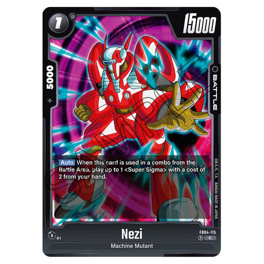 Nezi FB04-115 card from the Dragon Ball Super Card Game Fusion World set FB04 - Ultra Limit