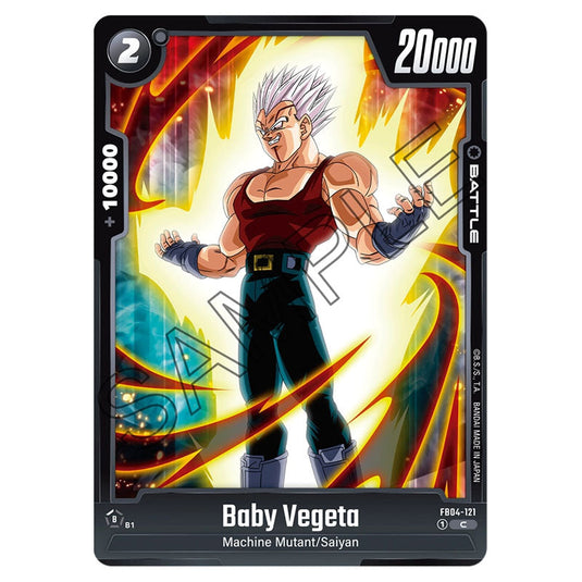 Baby Vegeta FB04-121 card from the Dragon Ball Super Card Game Fusion World set FB04 - Ultra Limit