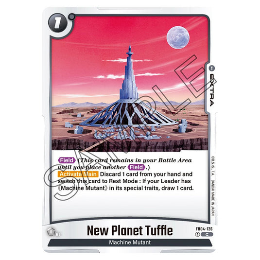 New Planet Tuffle FB04-126 card from the Dragon Ball Super Card Game Fusion World set FB04 - Ultra Limit