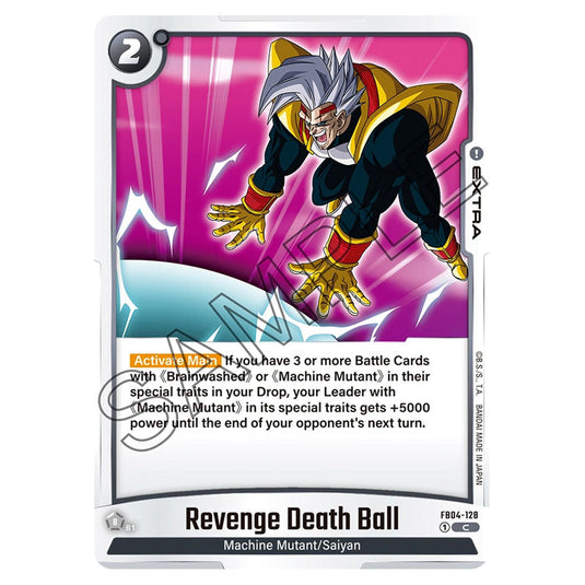 Revenge Death Ball FB04-128 card from the Dragon Ball Super Card Game Fusion World set FB04 - Ultra Limit