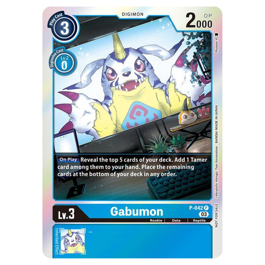 Digimon Card Game - Gabumon - (Promo) - P-042