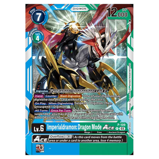 Digimon Card Game - Imperialdramon: Dragon Mode Ace - (Promo) - P-109